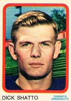1963 Topps CFL #70 Dick Shatto Front