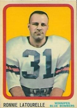 1963 Topps CFL #86 Ronnie Latourelle Front