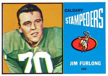 1964 Topps CFL #14 Jim Furlong Front