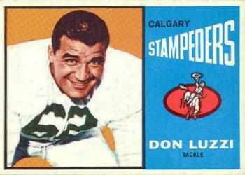 1964 Topps CFL #15 Don Luzzi Front