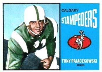 1964 Topps CFL #16 Tony Pajaczkowski Front