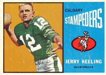 1964 Topps CFL #17 Jerry Keeling Front