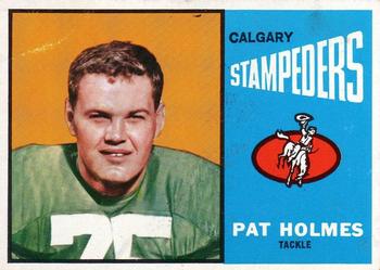 1964 Topps CFL #18 Pat Holmes Front