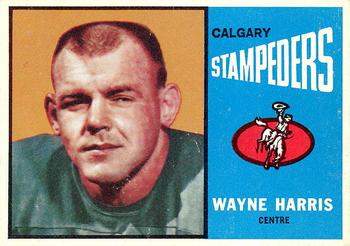 1964 Topps CFL #19 Wayne Harris Front