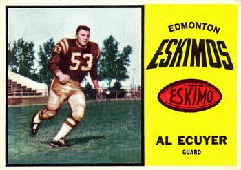 1964 Topps CFL #22 Al Ecuyer Front