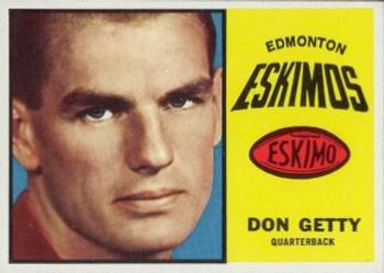 1964 Topps CFL #24 Don Getty Front