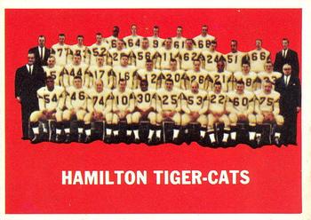 1964 Topps CFL #39 Hamilton Tiger-Cats Front
