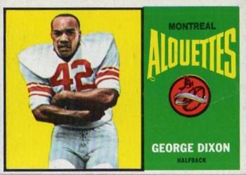 1964 Topps CFL #40 George Dixon Front