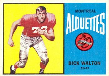 1964 Topps CFL #42 Dick Walton Front