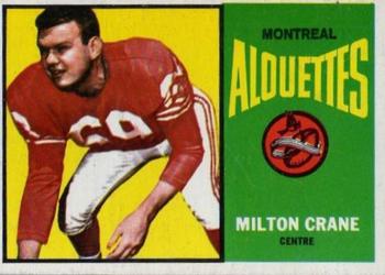 1964 Topps CFL #46 Milton Crain Front