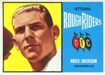 1964 Topps CFL #50 Russ Jackson Front