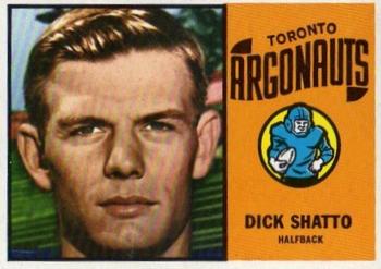 1964 Topps CFL #70 Dick Shatto Front