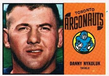 1964 Topps CFL #75 Danny Nykoluk Front