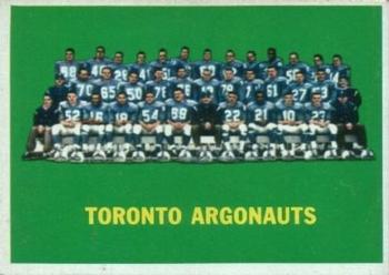 1964 Topps CFL #77 Toronto Argonauts Front
