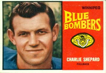 1964 Topps CFL #81 Charlie Shepard Front