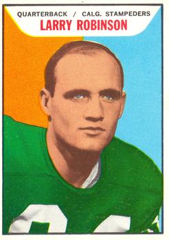 1965 Topps CFL #27 Larry Robinson Front