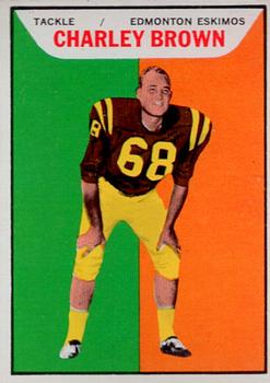1965 Topps CFL #32 Charley Brown Front