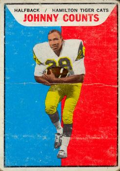 1965 Topps CFL #49 Johnny Counts Front