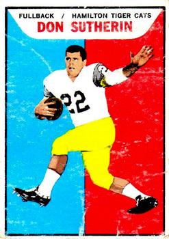 1965 Topps CFL #51 Don Sutherin Front