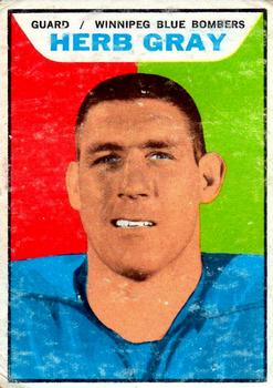 1965 Topps CFL #120 Herb Gray Front