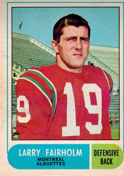 1968 O-Pee-Chee CFL #11 Larry Fairholm Front