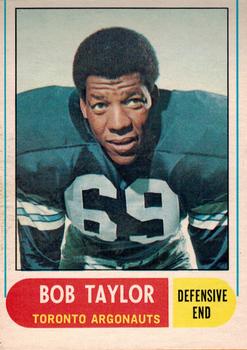 1968 O-Pee-Chee CFL #29 Bob Taylor Front