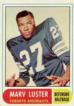 1968 O-Pee-Chee CFL #32 Marv Luster Front