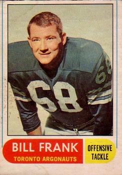 1968 O-Pee-Chee CFL #42 Bill Frank Front