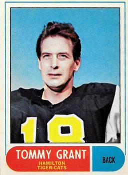 1968 O-Pee-Chee CFL #54 Tommy Grant Front