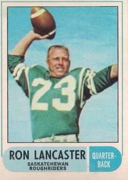 1968 O-Pee-Chee CFL #87 Ron Lancaster Front