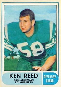 1968 O-Pee-Chee CFL #93 Ken Reed Front