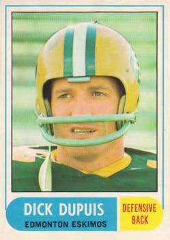 1968 O-Pee-Chee CFL #112 Dick Dupuis Front