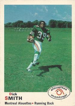 1970 O-Pee-Chee CFL #106 Dick Smith Front