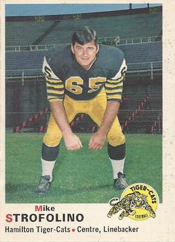 1970 O-Pee-Chee CFL #17 Mike Strofolino Front