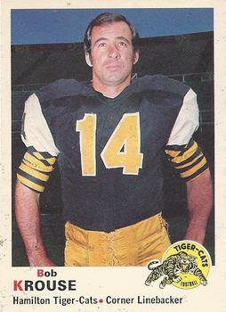 1970 O-Pee-Chee CFL #21 Bob Krouse Front