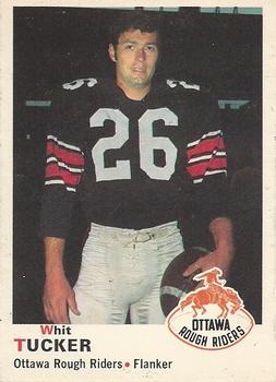 1970 O-Pee-Chee CFL #47 Whit Tucker Front