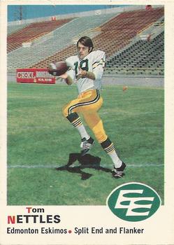 1970 O-Pee-Chee CFL #58 Tom Nettles Front