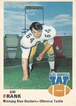 1970 O-Pee-Chee CFL #64 Bill Frank Front