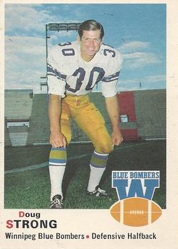 1970 O-Pee-Chee CFL #68 Doug Strong Front