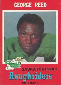 1971 O-Pee-Chee CFL #103 George Reed Front
