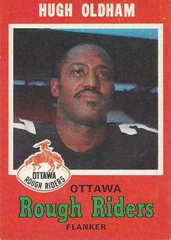 1971 O-Pee-Chee CFL #88 Hugh Oldham Front