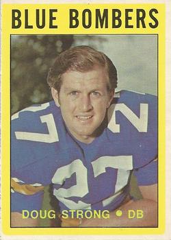 1972 O-Pee-Chee CFL #106 Doug Strong Front