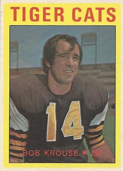 1972 O-Pee-Chee CFL #1 Bob Krouse Front