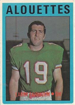 1972 O-Pee-Chee CFL #20 Larry Fairholm Front