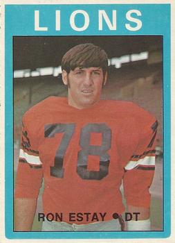 1972 O-Pee-Chee CFL #45 Ron Estay Front
