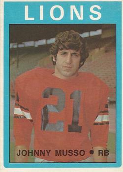 1972 O-Pee-Chee CFL #46 Johnny Musso Front