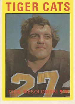 1972 O-Pee-Chee CFL #4 Dick Wesolowski Front