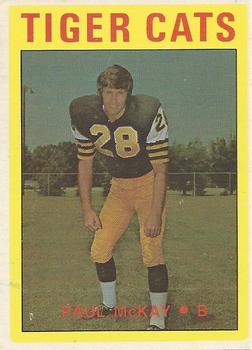 1972 O-Pee-Chee CFL #5 Paul McKay Front