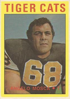 1972 O-Pee-Chee CFL #7 Angelo Mosca Front
