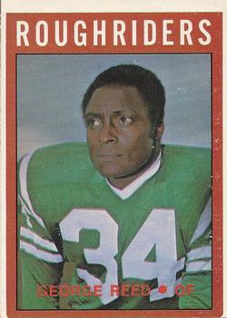1972 O-Pee-Chee CFL #80 George Reed Front